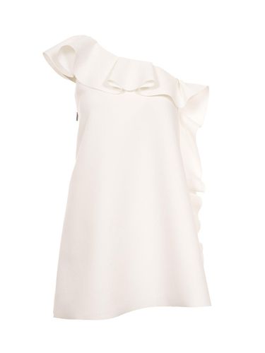 One-shoulder Ruffled Mini Dress - MSGM - Modalova