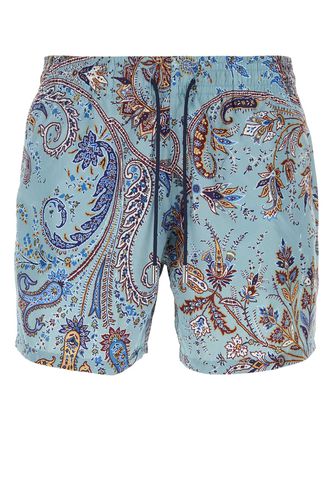 Printed Polyester Swimming Shorts - Etro - Modalova