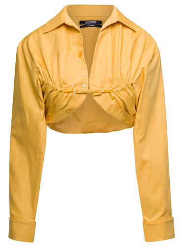 La Chemise Machou Bolero Shirt In Cotton Blend Woman - Jacquemus - Modalova