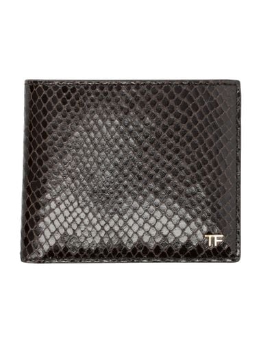 Tom Ford Bifold Wallet Phyton Print - Tom Ford - Modalova