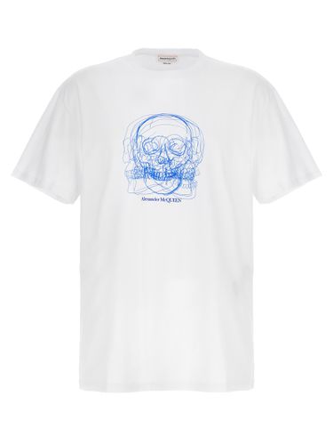 Skull Logo T-shirt - Alexander McQueen - Modalova