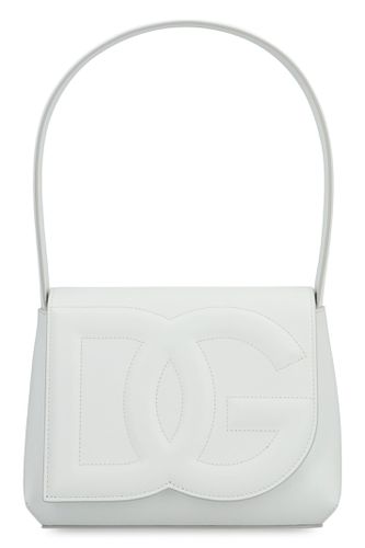 Dg Logo Leather Shoulder Bag - Dolce & Gabbana - Modalova