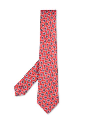 Tie With Multicoloured Pattern - Kiton - Modalova