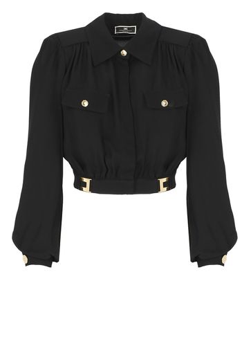 Elisabetta Franchi Cropped Shirt - Elisabetta Franchi - Modalova