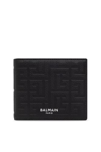 Logo Detailed Bi-fold Wallet - Balmain - Modalova