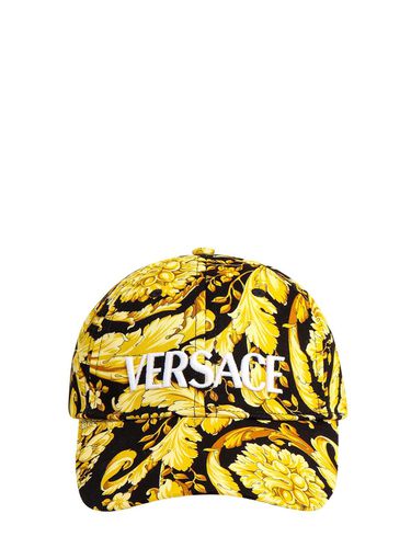 Barocco Printed Baseball Cap - Versace - Modalova