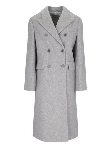 Double-breasted Midi Coat - Ermanno Scervino - Modalova