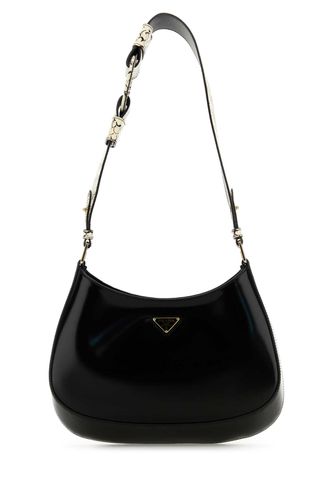 Black Leather Cleo Shoulder Bag - Prada - Modalova