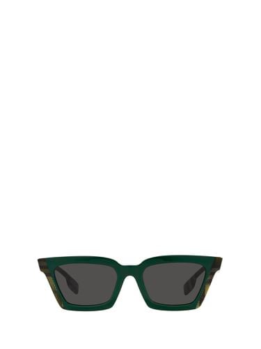 Be4392u Green / Check Green Sunglasses - Burberry Eyewear - Modalova