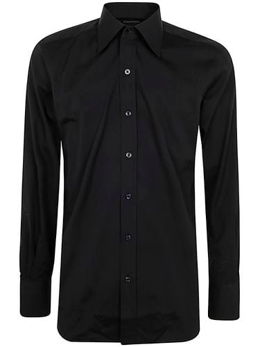 Stretch Poplin Classic Fit Shirt - Tom Ford - Modalova