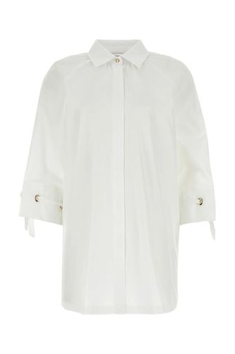 White Poplin Oversize Gigi Shirt - Max Mara - Modalova