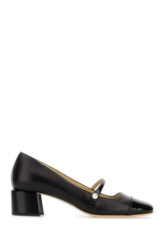 Black Nappa Leather Elisa Ballerinas - Jimmy Choo - Modalova