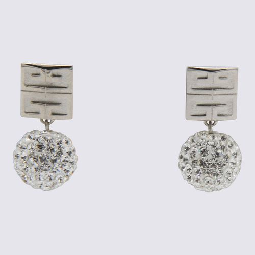 Givenchy Silver Brass Earrings - Givenchy - Modalova