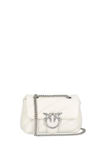 Love Bag Puff Maxi Quilt Shoulder Bag - Pinko - Modalova