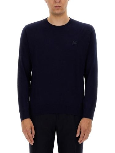 Pegasus Embroidered Crewneck Sweatshirt - Etro - Modalova