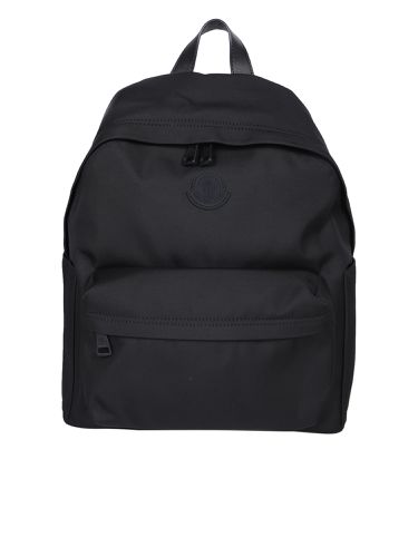 New Pierrick Logo Patch Zipped Backpack - Moncler - Modalova