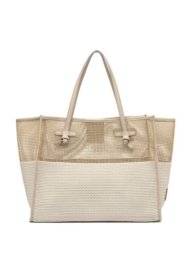 Marcella Shopping Bag In Two-color Mesh Effect Fabric - Gianni Chiarini - Modalova