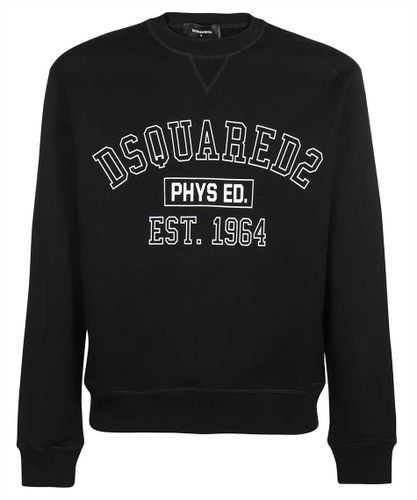 Logo Detail Cotton Sweatshirt - Dsquared2 - Modalova