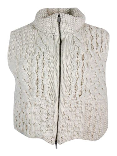 Sleeveless Down Vest In Fine And Soft Cashmere With Sustainable Padding - Fabiana Filippi - Modalova