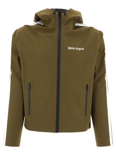 Palm Angels Zip-up Hooded Jacket - Palm Angels - Modalova