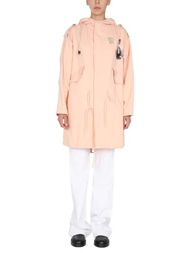 Raf Simons Parka With Logo Patch - Raf Simons - Modalova