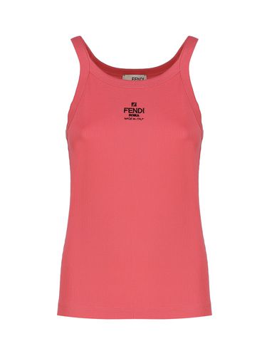 Fendi Cotton Tank Top - Fendi - Modalova