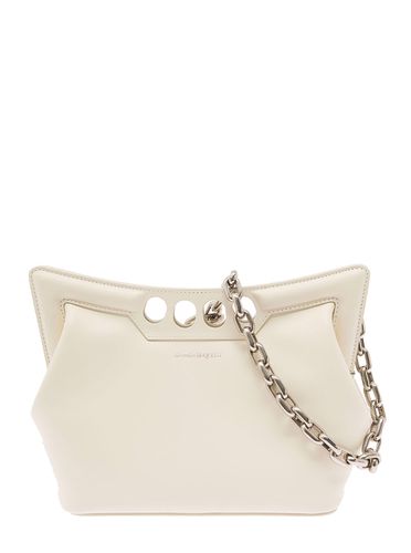 The Peak Small Tote Bag In Leather Woman - Alexander McQueen - Modalova