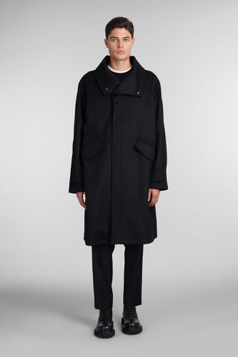 Costumein Parka Coat In Black Wool - costumein - Modalova