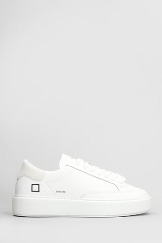 D. A.T. E. Sfera Stripe Sneakers In Leather - D.A.T.E. - Modalova