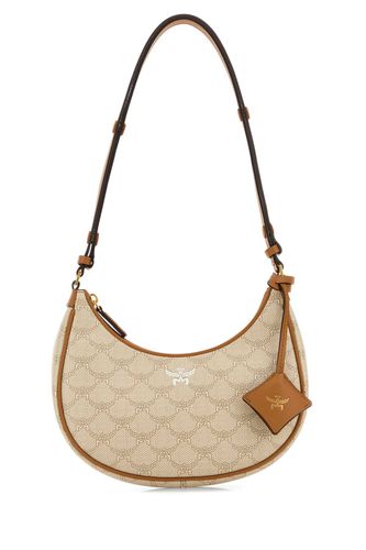 Printed Canvas Small Himmel Shoulder Bag - MCM - Modalova