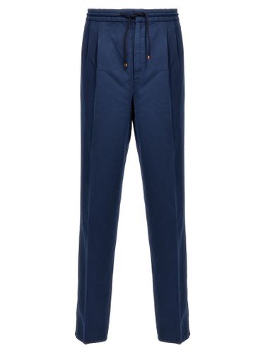 Linen Blend Trousers - Brunello Cucinelli - Modalova