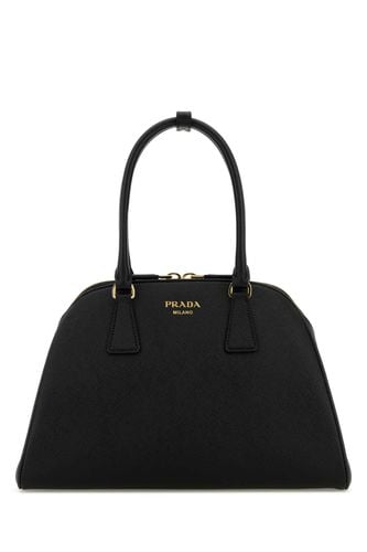 Prada Black Leather Shopping Bag - Prada - Modalova