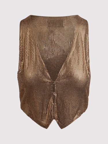 Cropped Vest With Crystals - Giuseppe di Morabito - Modalova