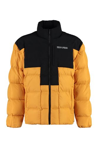 Logo Cross Block Puffer Jacket - Marcelo Burlon - Modalova