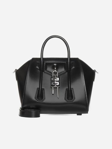 Antigona Lock Mini Leather Bag - Givenchy - Modalova