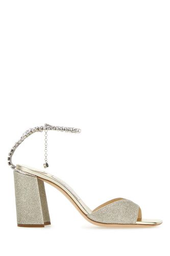 Embellished Fabric Saeda 85 Sandals - Jimmy Choo - Modalova