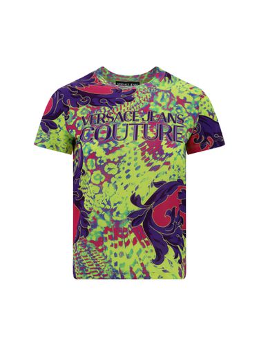 Logo Print Regular T-shirt - Versace Jeans Couture - Modalova