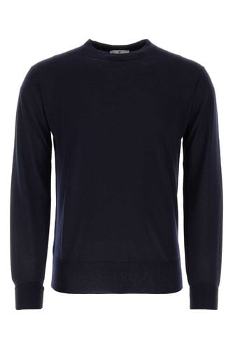 Midnight Blue Wool Sweater - PT Torino - Modalova