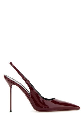 Burgundy Leather Lidia Pumps - Paris Texas - Modalova