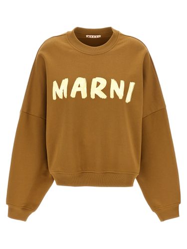 Marni Logo Print Sweatshirt - Marni - Modalova