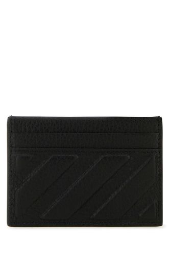 Off-White Black Leather Card Holder - Off-White - Modalova