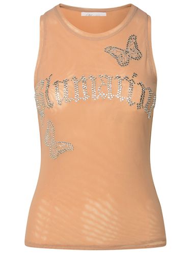 Blumarine Nylon Blend Tank Top Nude - Blumarine - Modalova