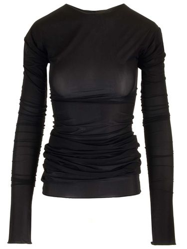 Jersey Crew Neck Top - Dries Van Noten - Modalova