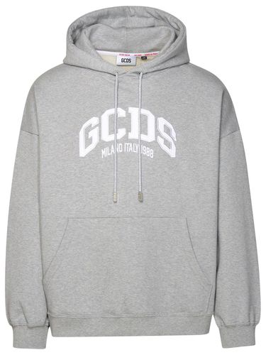 GCDS Flocked Logo Drawstring Hoodie - GCDS - Modalova
