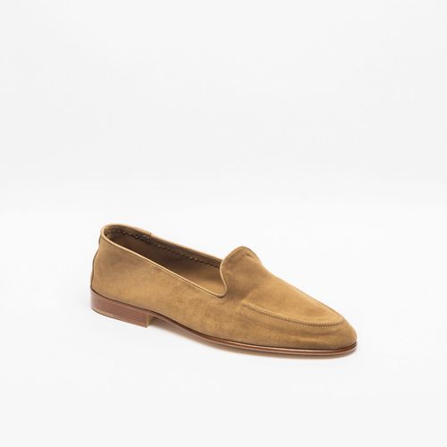 Camel Baby Calf Unlined Loafer - Edward Green - Modalova