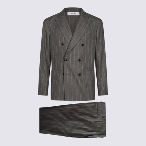 Boglioli Grey Wool Suits - Boglioli - Modalova