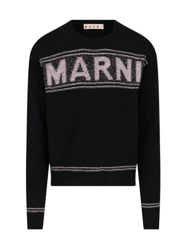 Marni Logo Crewneck Jumper - Marni - Modalova