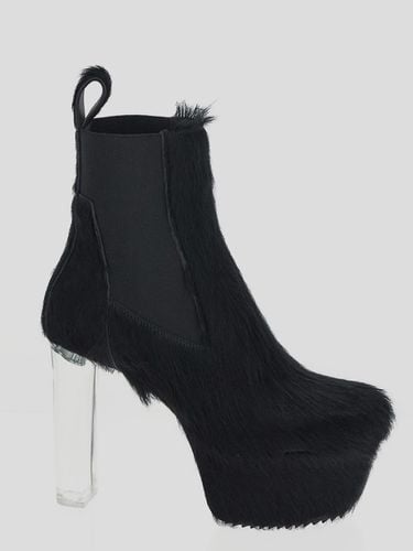 Block Heel Lido Minimal Grill Beatle Boots - Rick Owens - Modalova