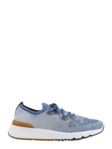 Low-top Knit Sneakers - Brunello Cucinelli - Modalova