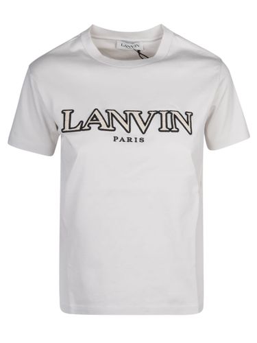 Lanvin Logo Embroidered T-shirt - Lanvin - Modalova